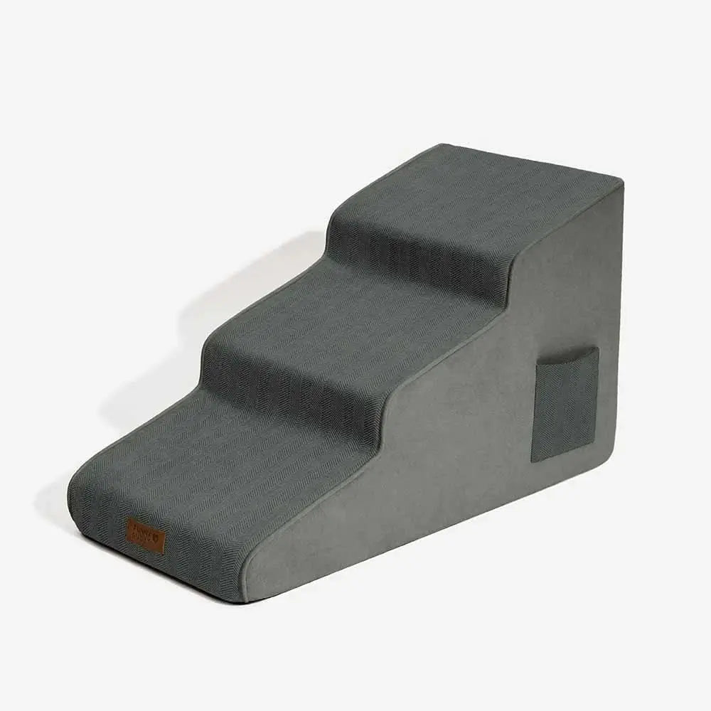 Chenille Extra Wide Non-Slip Removable Sponge Pet Stairs - SafeRamp Tektoty