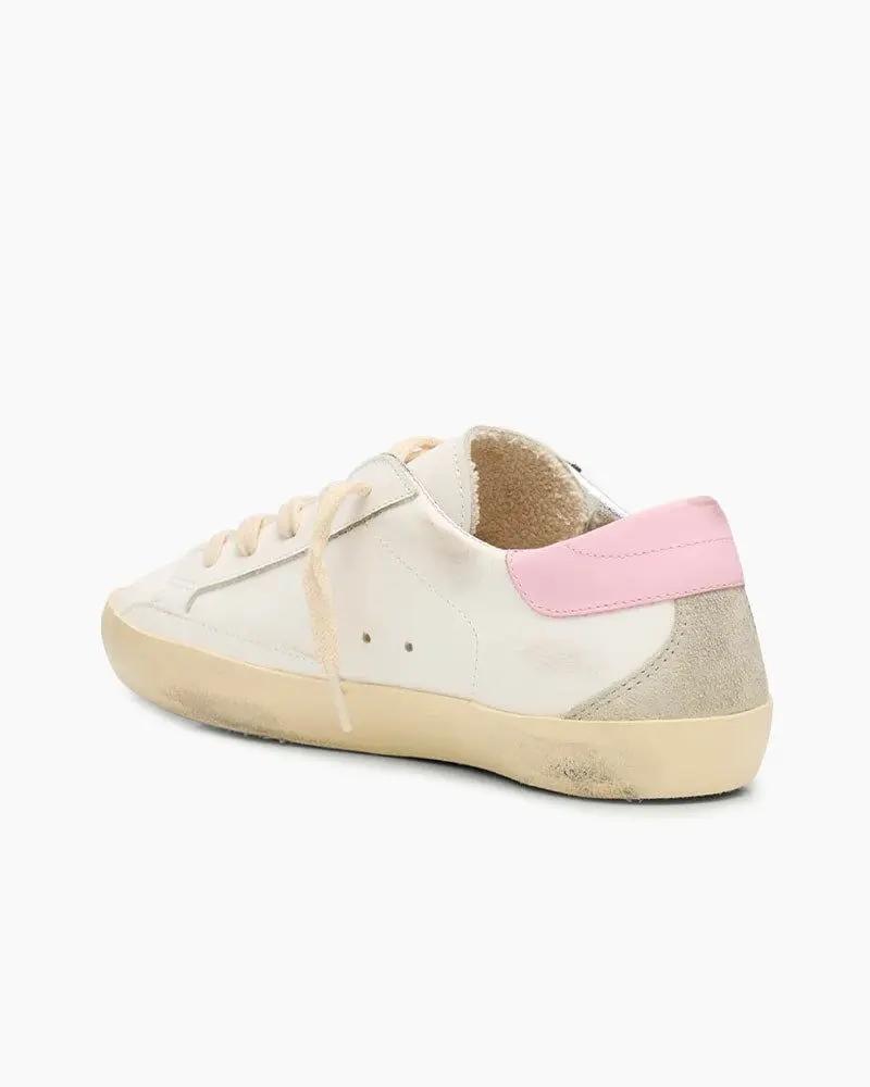 Girl's Superstar Leather Low-Top Sneakers, Kids Tektoty