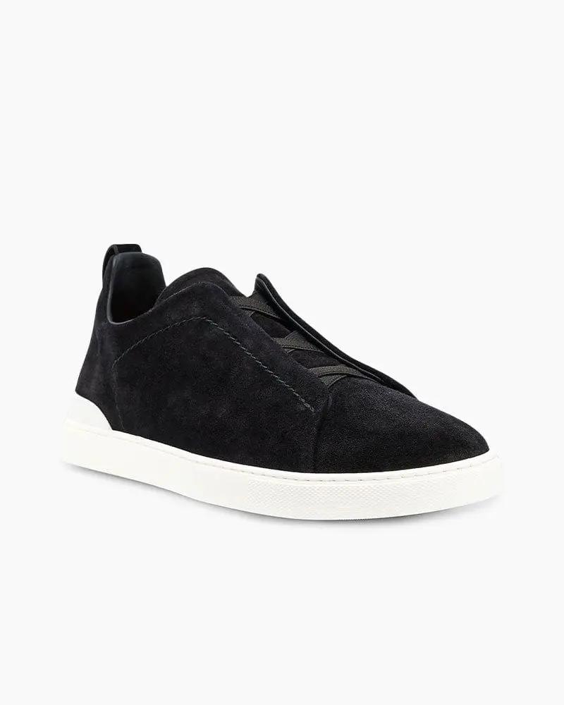 Men's Triple Stitch Suede Sneakers Tektoty