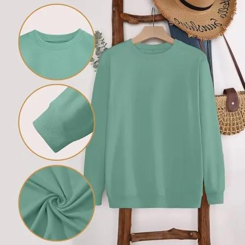 Pumpkin Season Sweatshirt Women Fall Crewneck Halloween Shirt Vintage Graphic Long Sleeve Thanksgiving Pullover Top|B0FDL53XMB