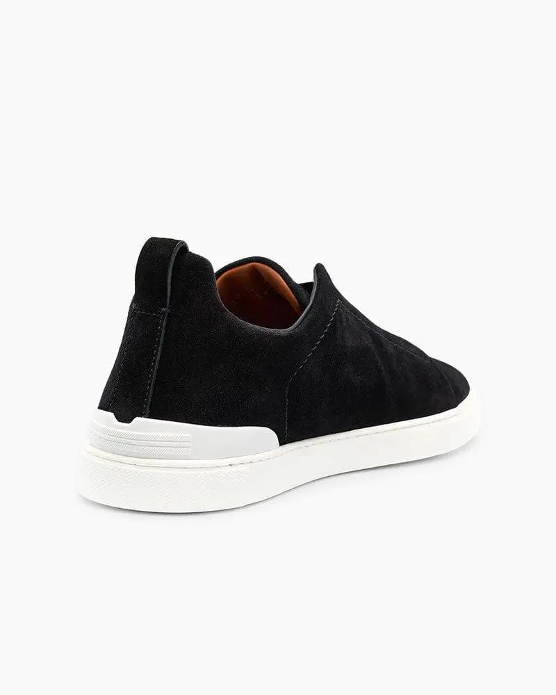 Men's Triple Stitch Suede Sneakers Tektoty
