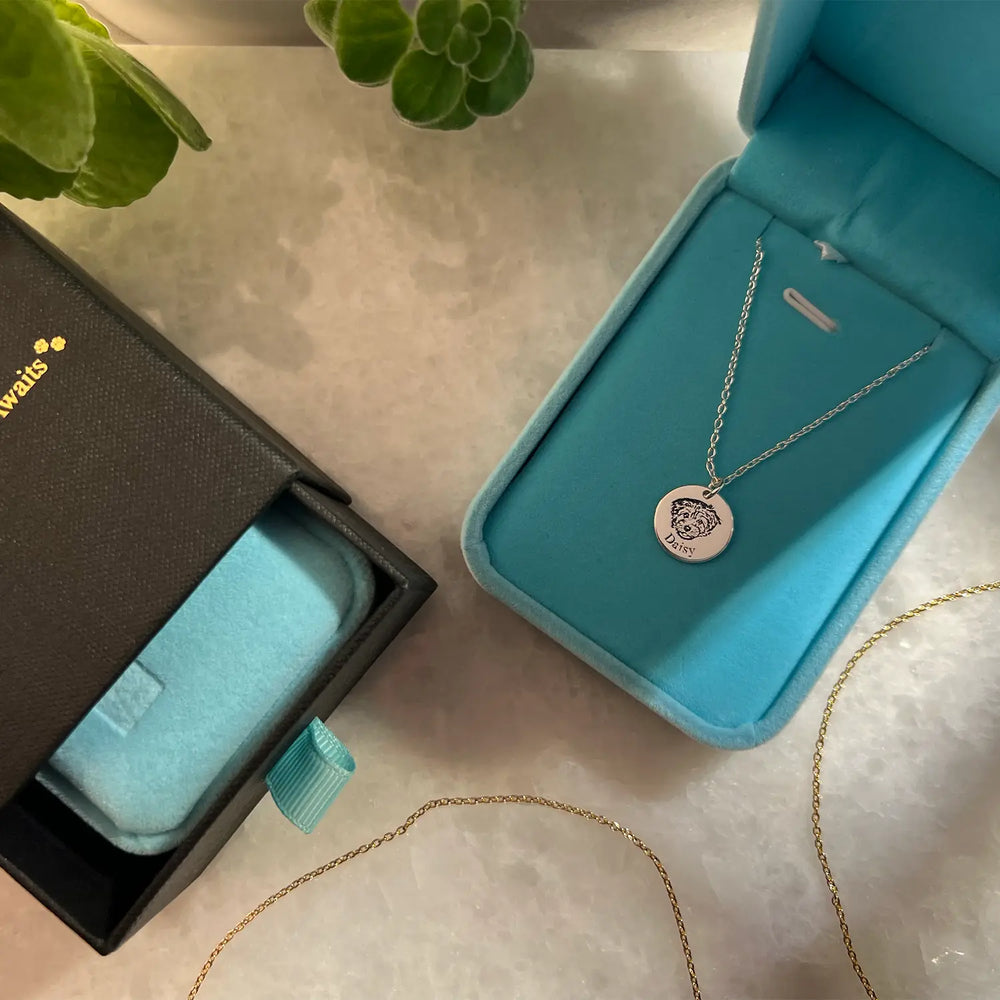 Custom Pet Face Necklace Tektoty