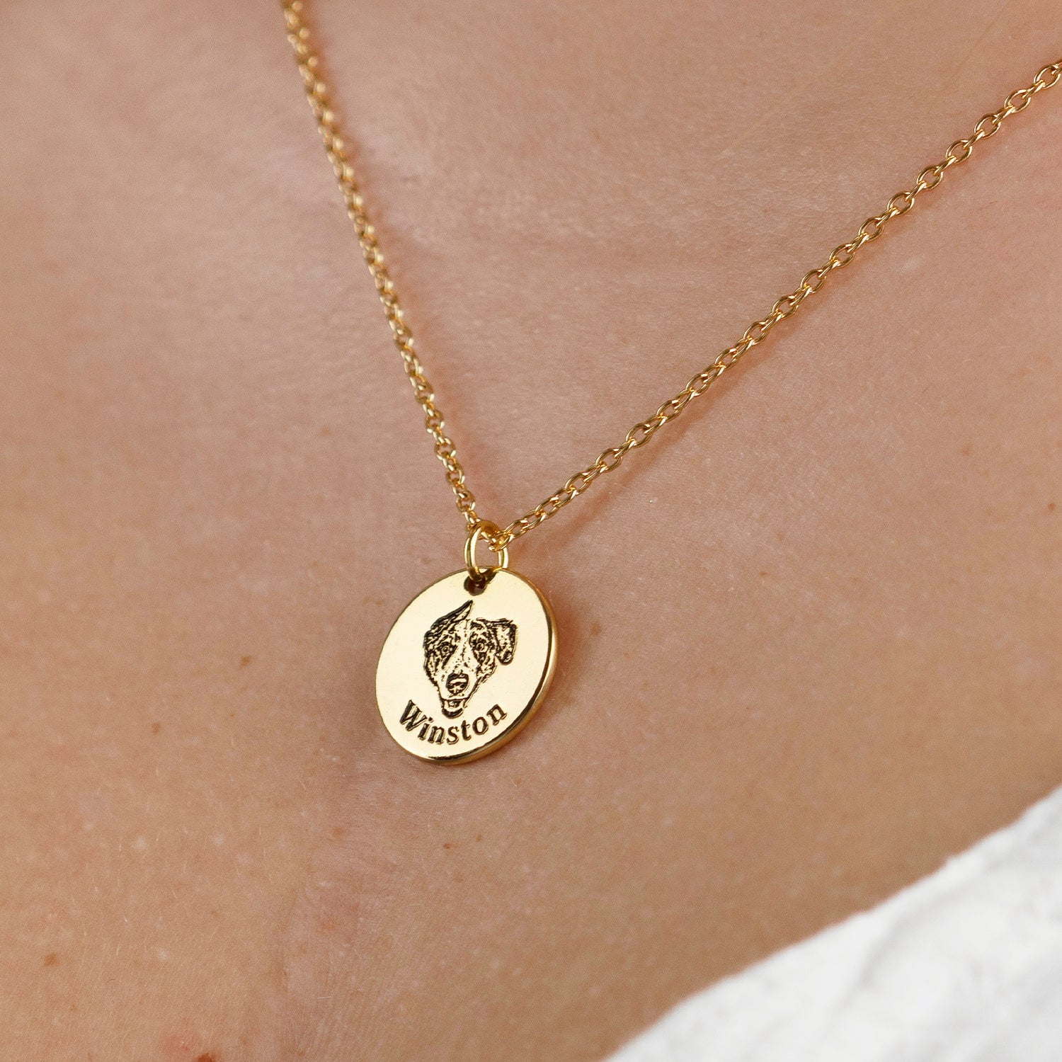 Custom Pet Face Necklace