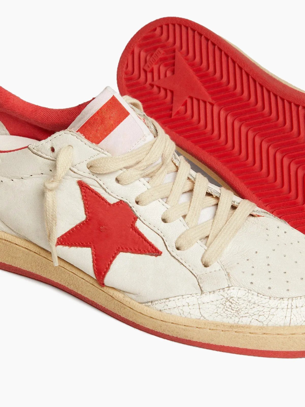 Classic Star White Leather Sneakers Tektoty