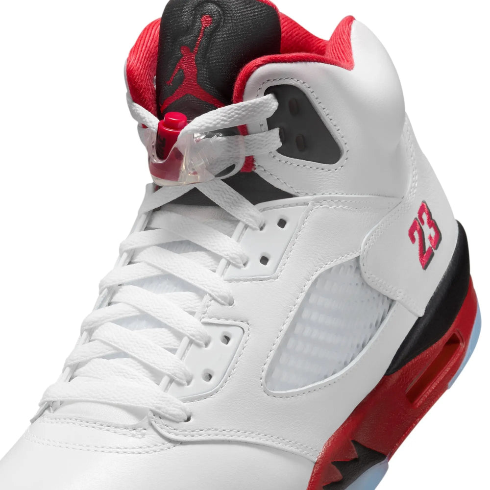 Air Jordan 5 Retro Fire Red Black Tongue Jordan