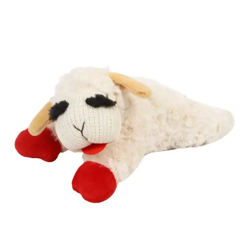 Plush Lamb Squeaker Toy Dog Interactive Toy Tektoty