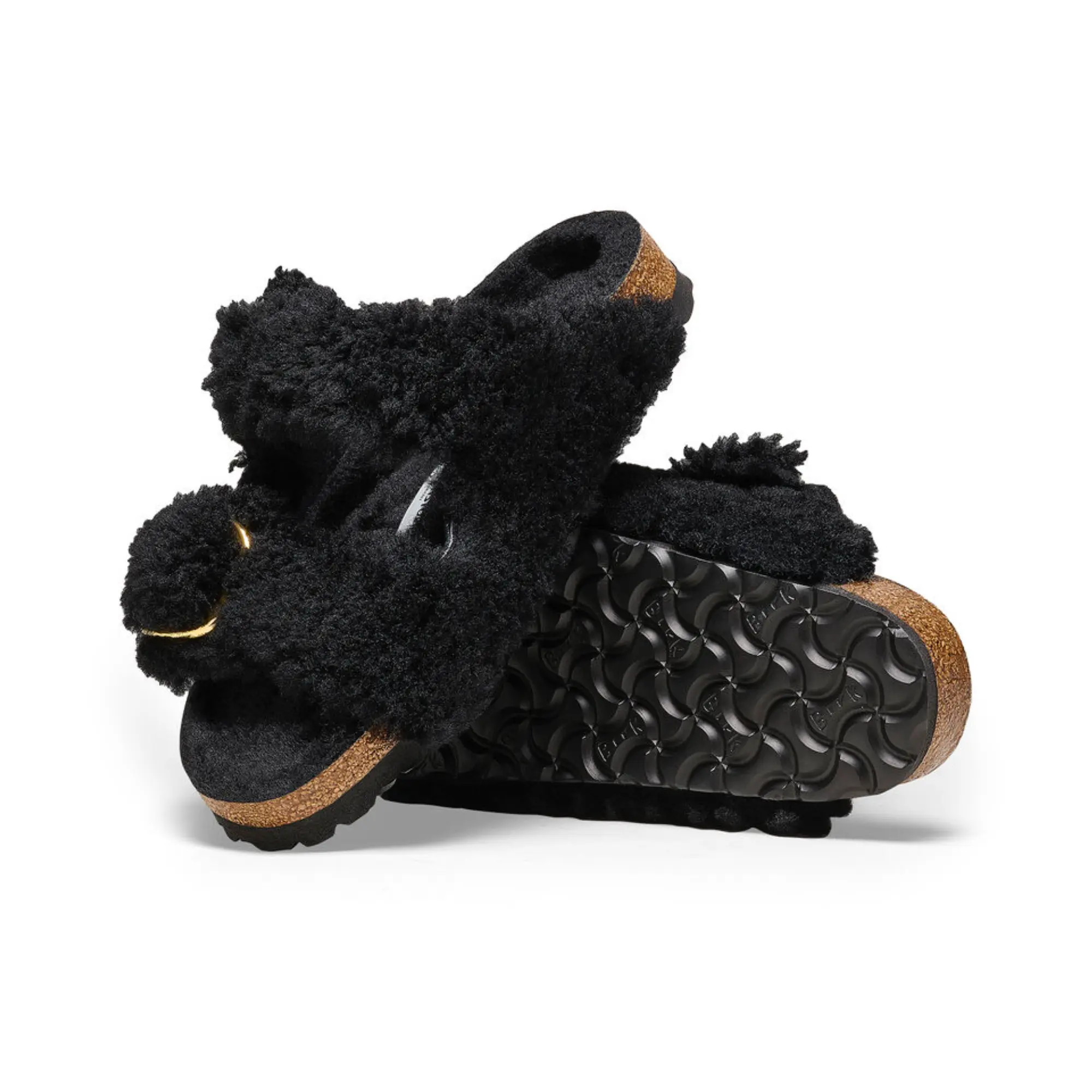 BIRKENSTOCK ARIZONA BIG BUCKLE SHEARLING TEDDY WOMEN N (NARROW) Tektoty