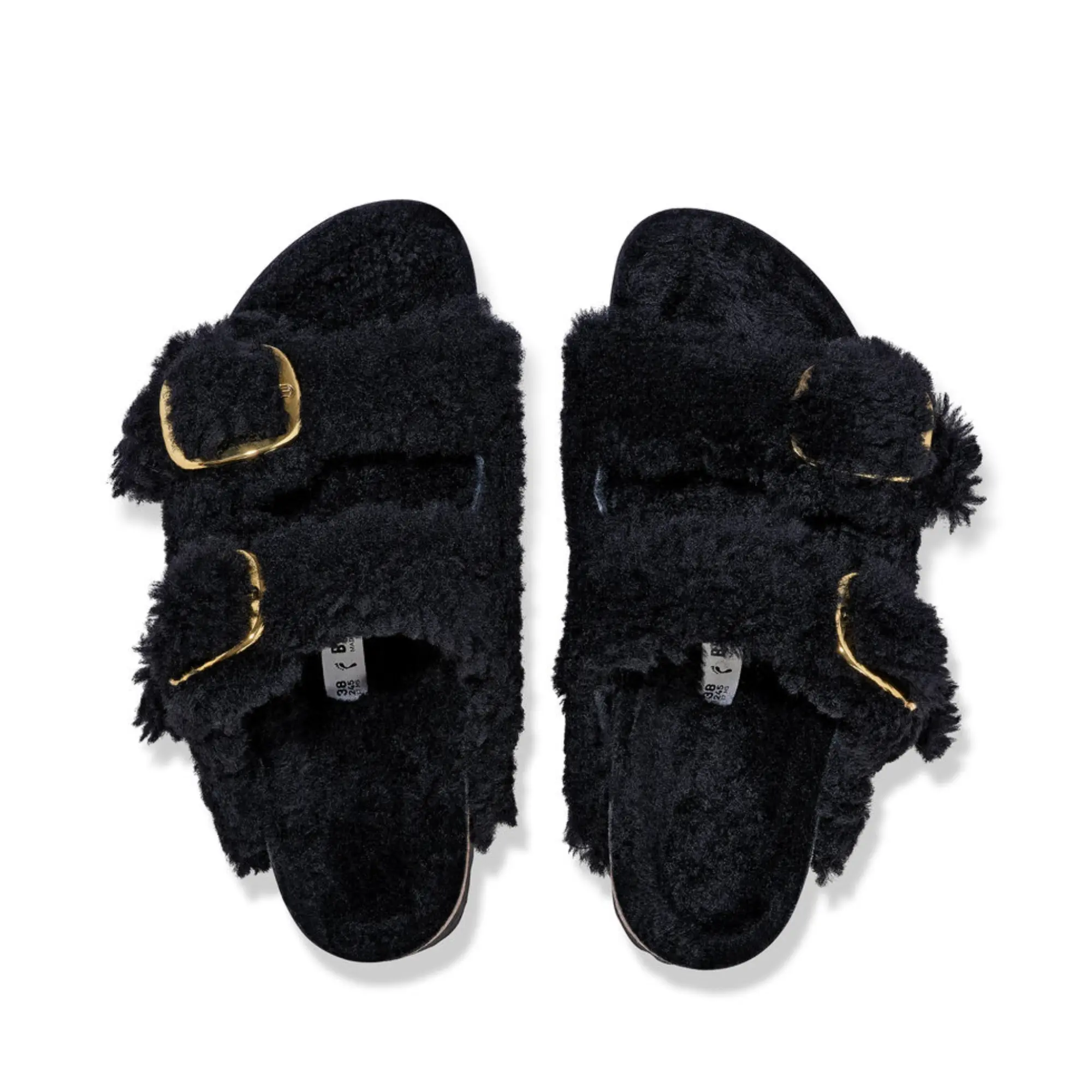 BIRKENSTOCK ARIZONA BIG BUCKLE SHEARLING TEDDY WOMEN N (NARROW) Tektoty