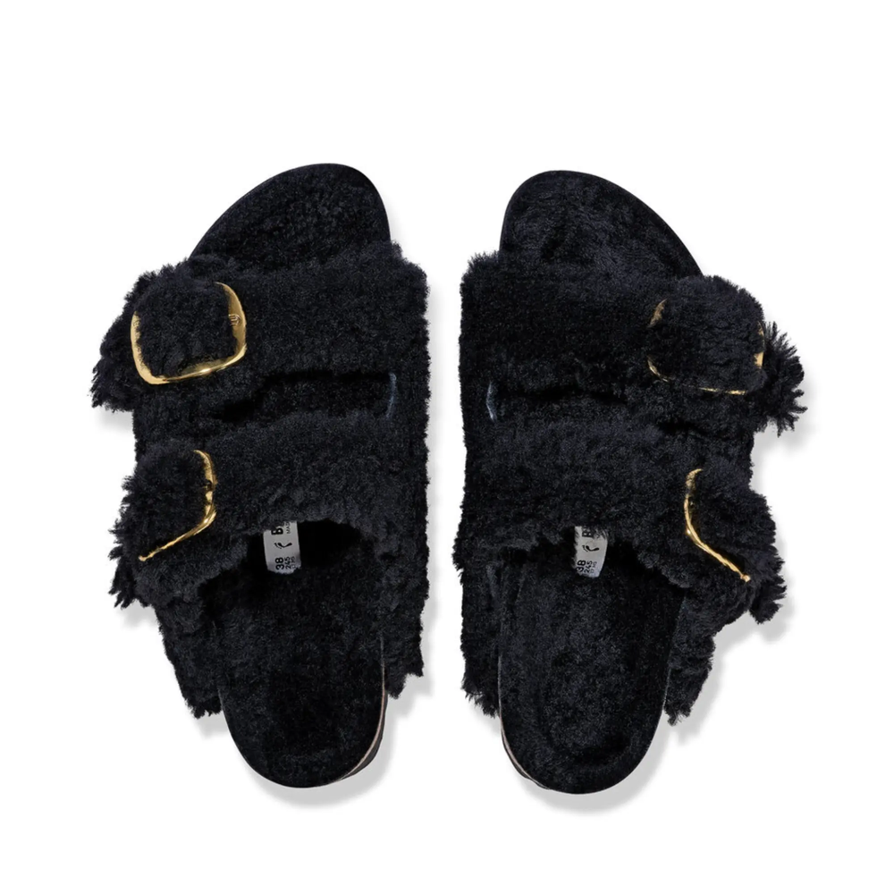 BIRKENSTOCK ARIZONA BIG BUCKLE SHEARLING TEDDY WOMEN N (NARROW) Tektoty