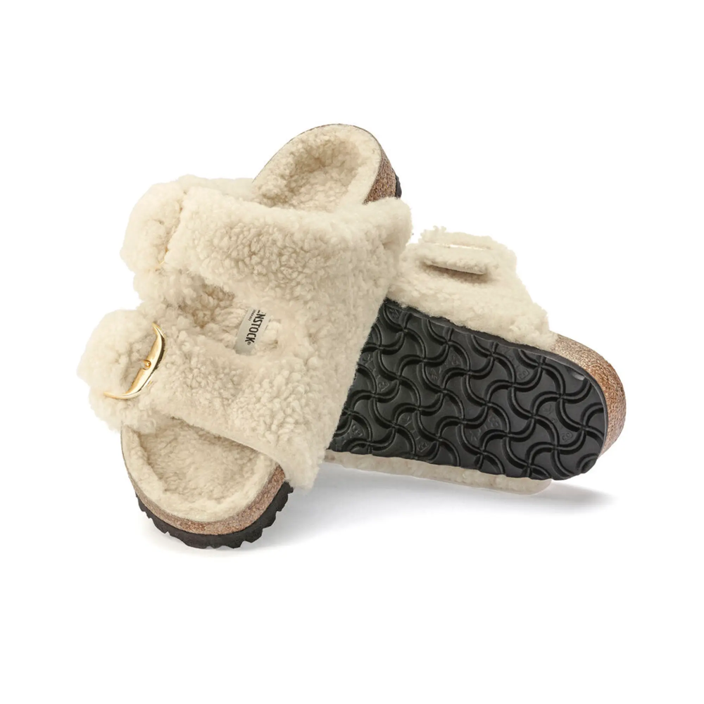 BIRKENSTOCK ARIZONA BIG BUCKLE SHEARLING TEDDY WOMEN N (NARROW) Tektoty