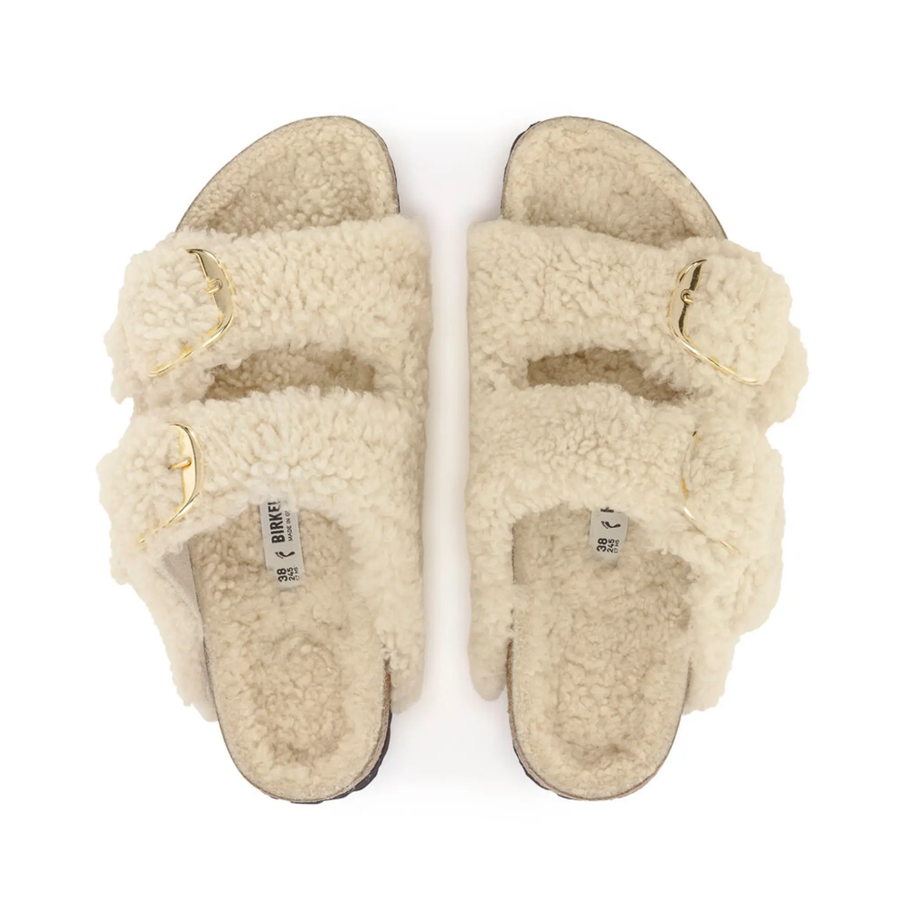 BIRKENSTOCK ARIZONA BIG BUCKLE SHEARLING TEDDY WOMEN N (NARROW) Tektoty