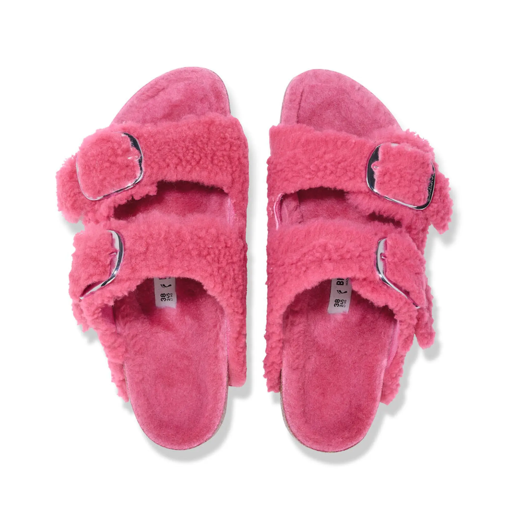 BIRKENSTOCK ARIZONA BIG BUCKLE SHEARLING TEDDY WOMEN N (NARROW) Tektoty