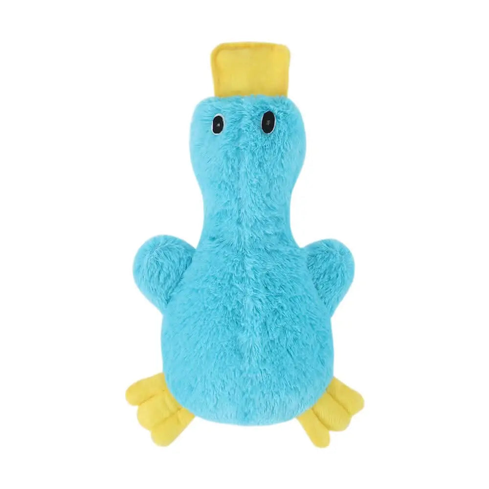 Cute Duck Plush Toy With Squeaker Dog Chew Toy Tektoty