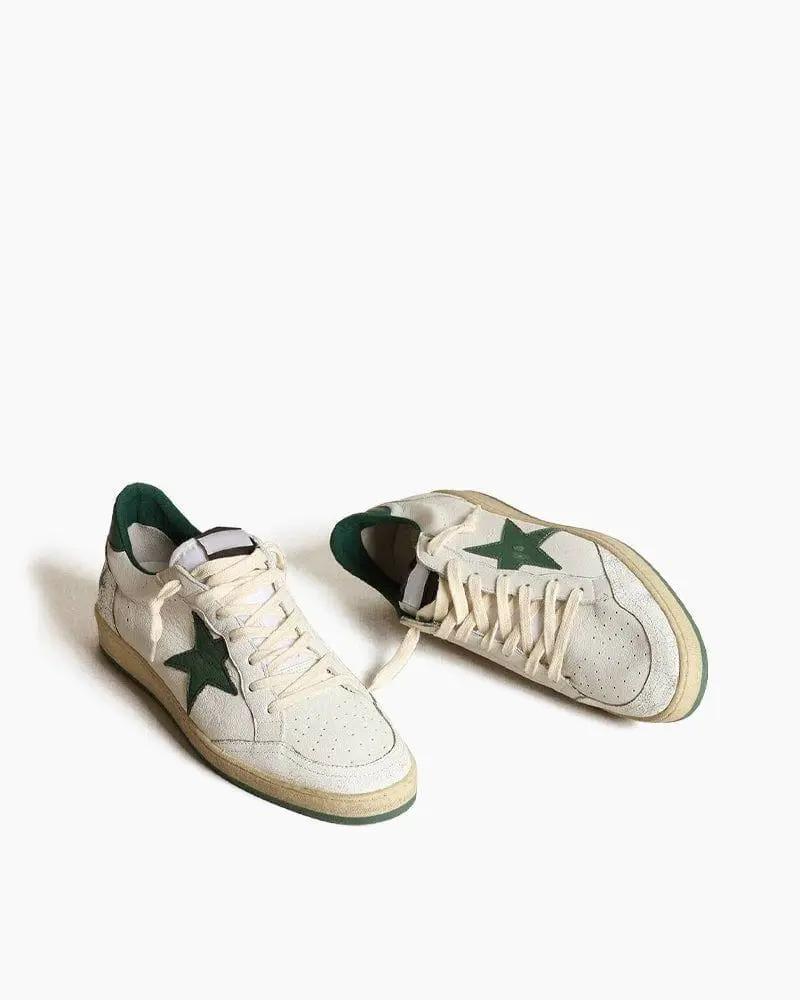 Classic Star White Nappa Leather Sneakers Tektoty