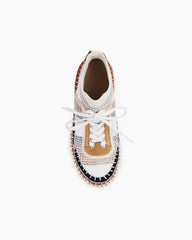 Multicolor Knit Chunky High-Top Platform Sneakers Tektoty