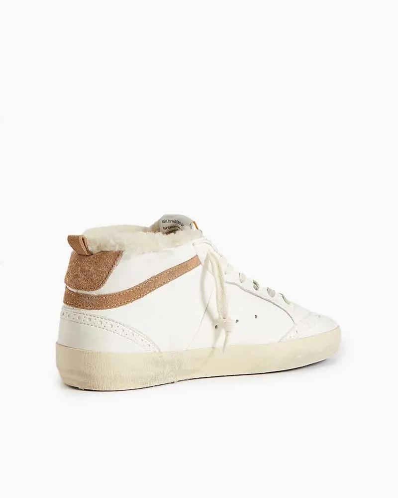 Women's Mid Star Leather Sneakers LarosaStyle
