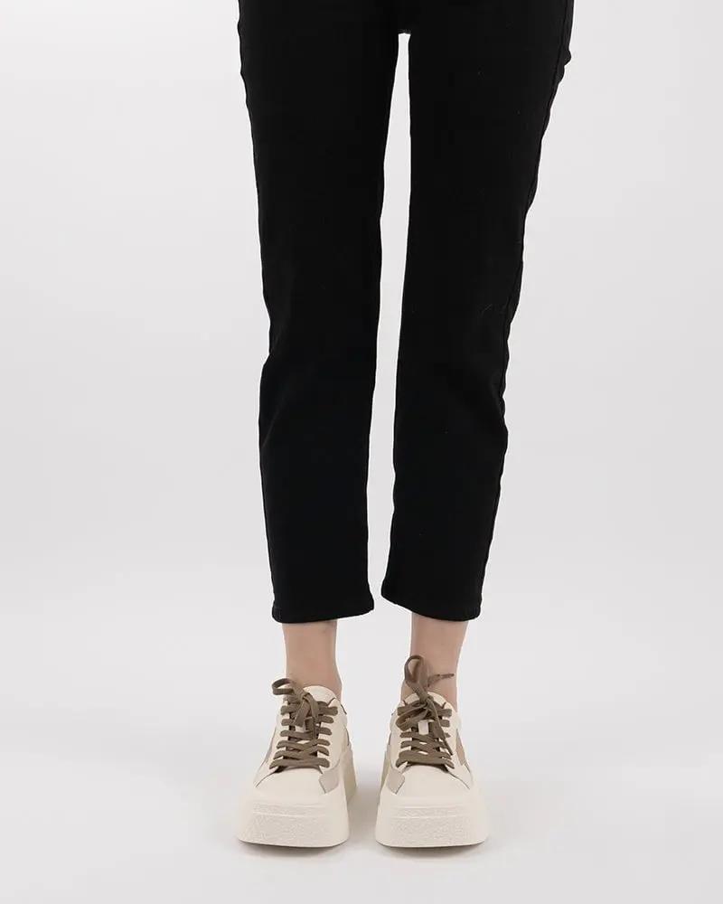 Star Pattern Lightweight Platform Sneakers Tektoty