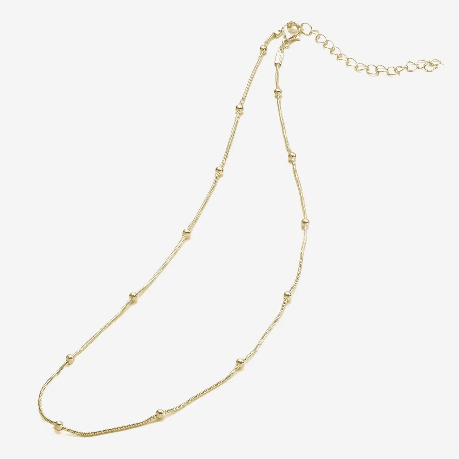Dainty Beaded Necklace Tektoty