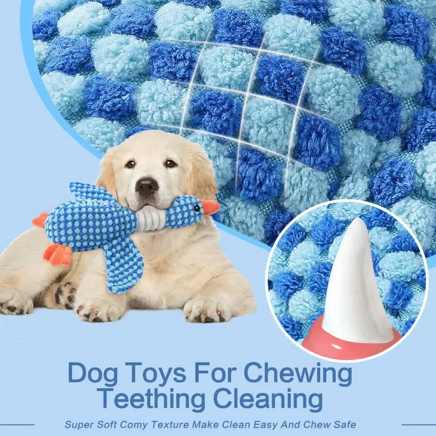 Dog Chew-Resistant Toy with Squeaker - Bird Tektoty