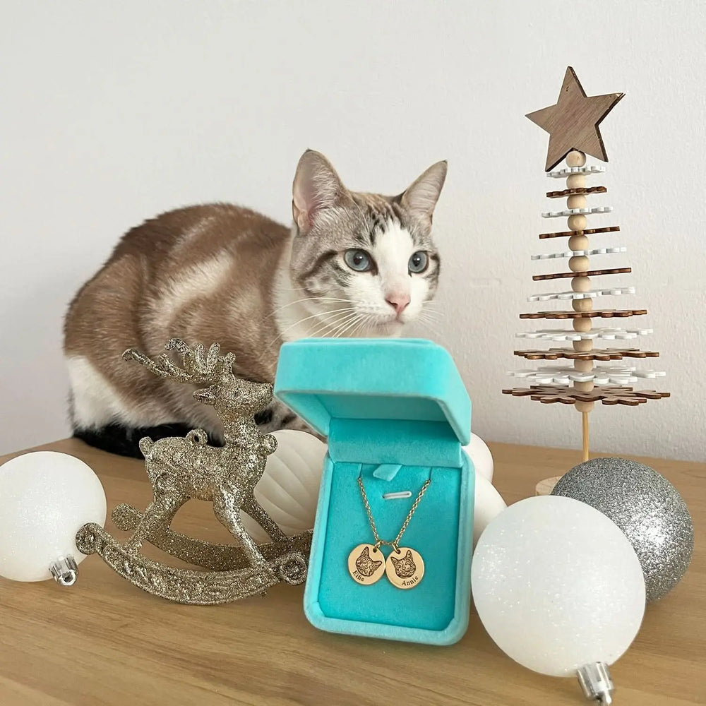 Custom Pet Face Necklace Tektoty