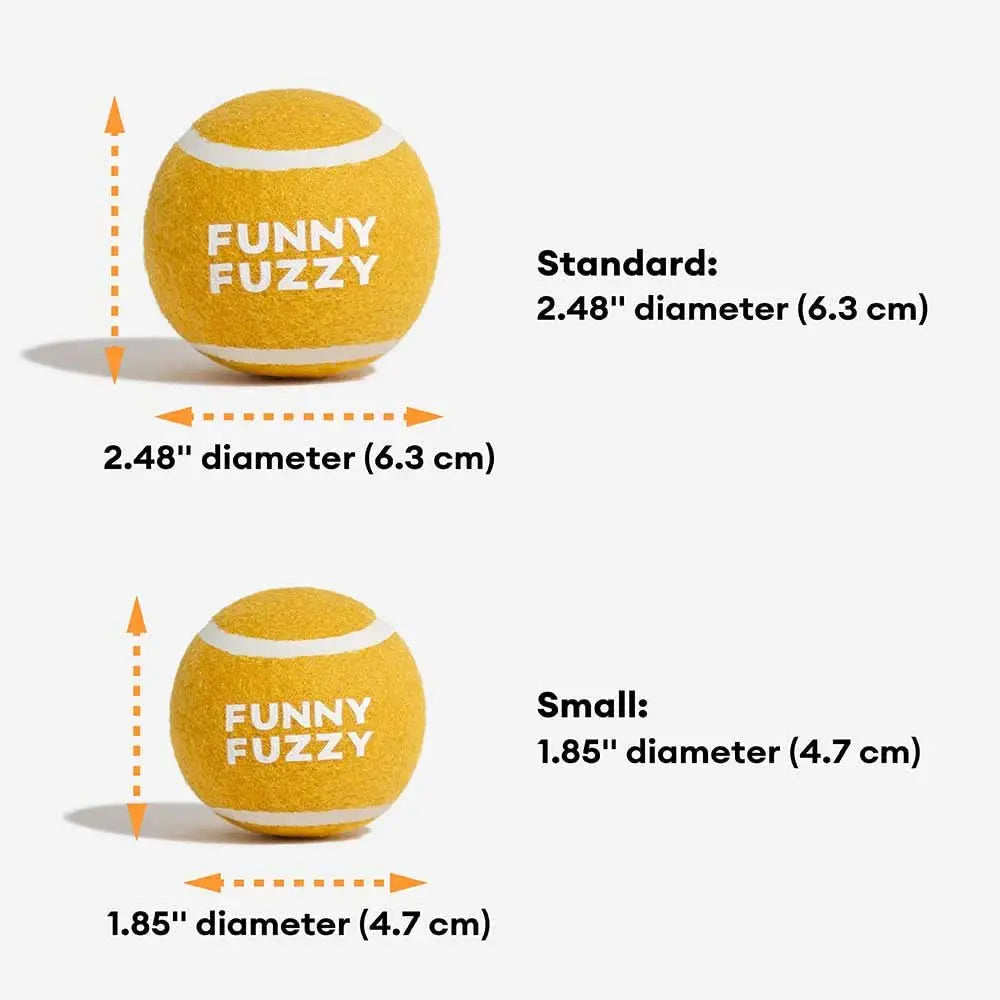 Tennis Ball Dog Toy - Squeaky & Bounce Tektoty