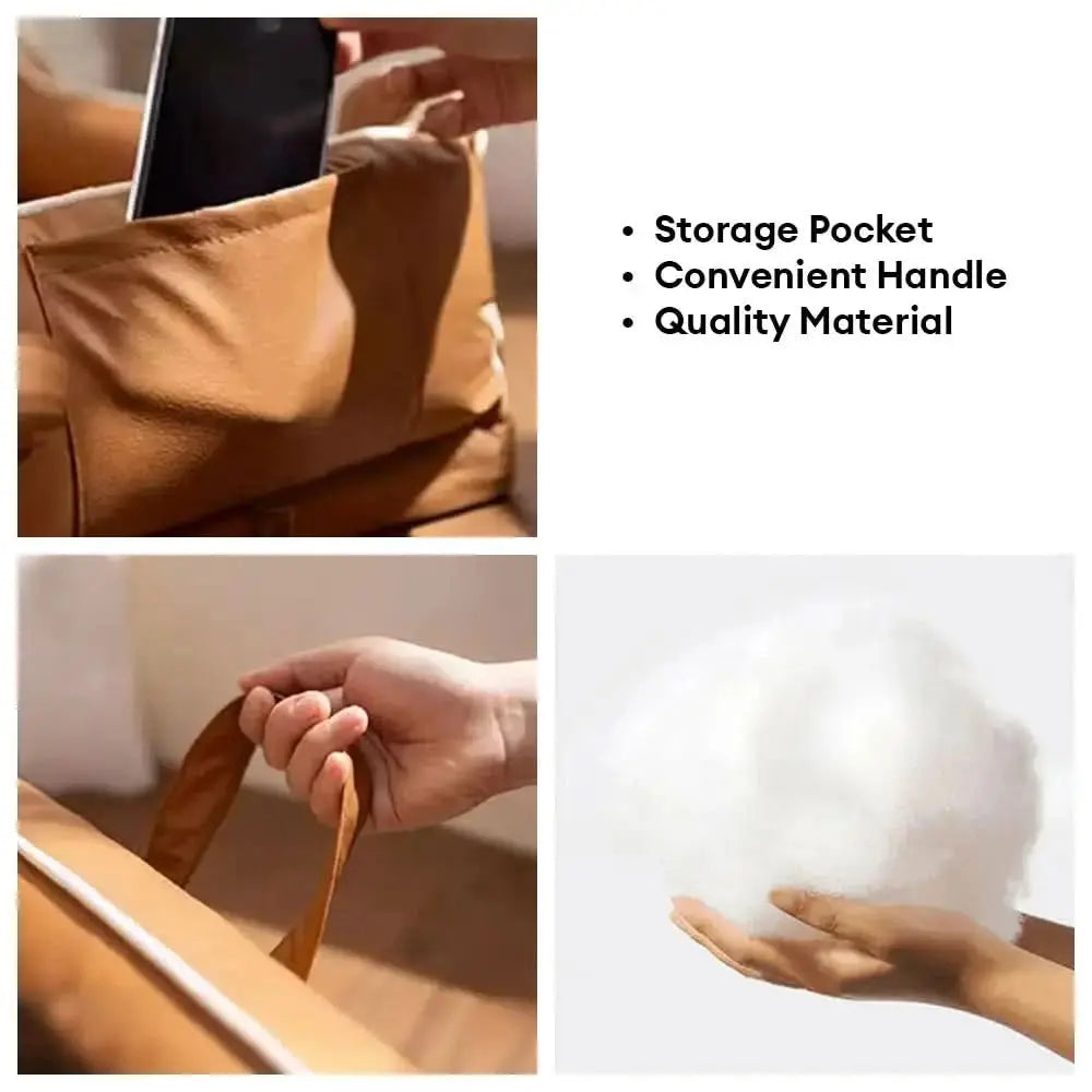 Faux Leather Waterproof Latex Protective Spine Dog Sofa Bed Tektoty