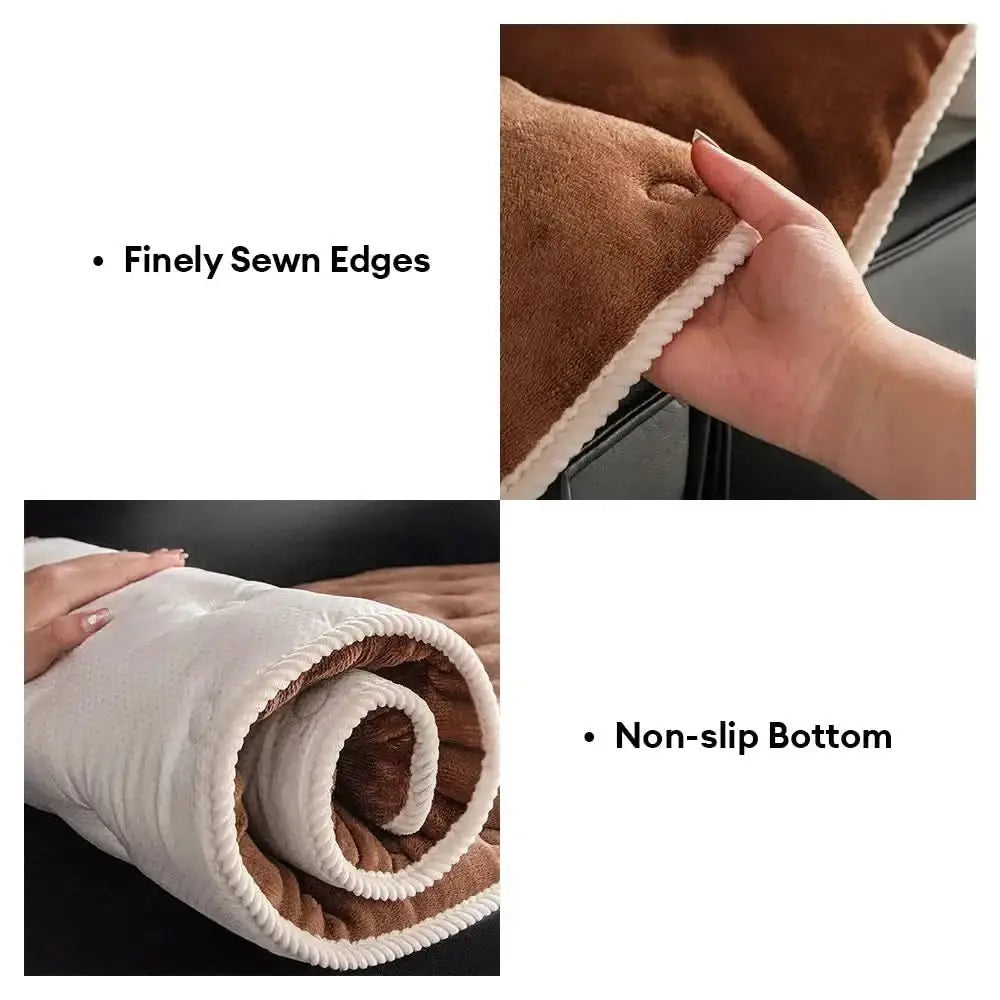 Vintage Leather Sofa Protection Non-Slip Couch Cover Tektoty