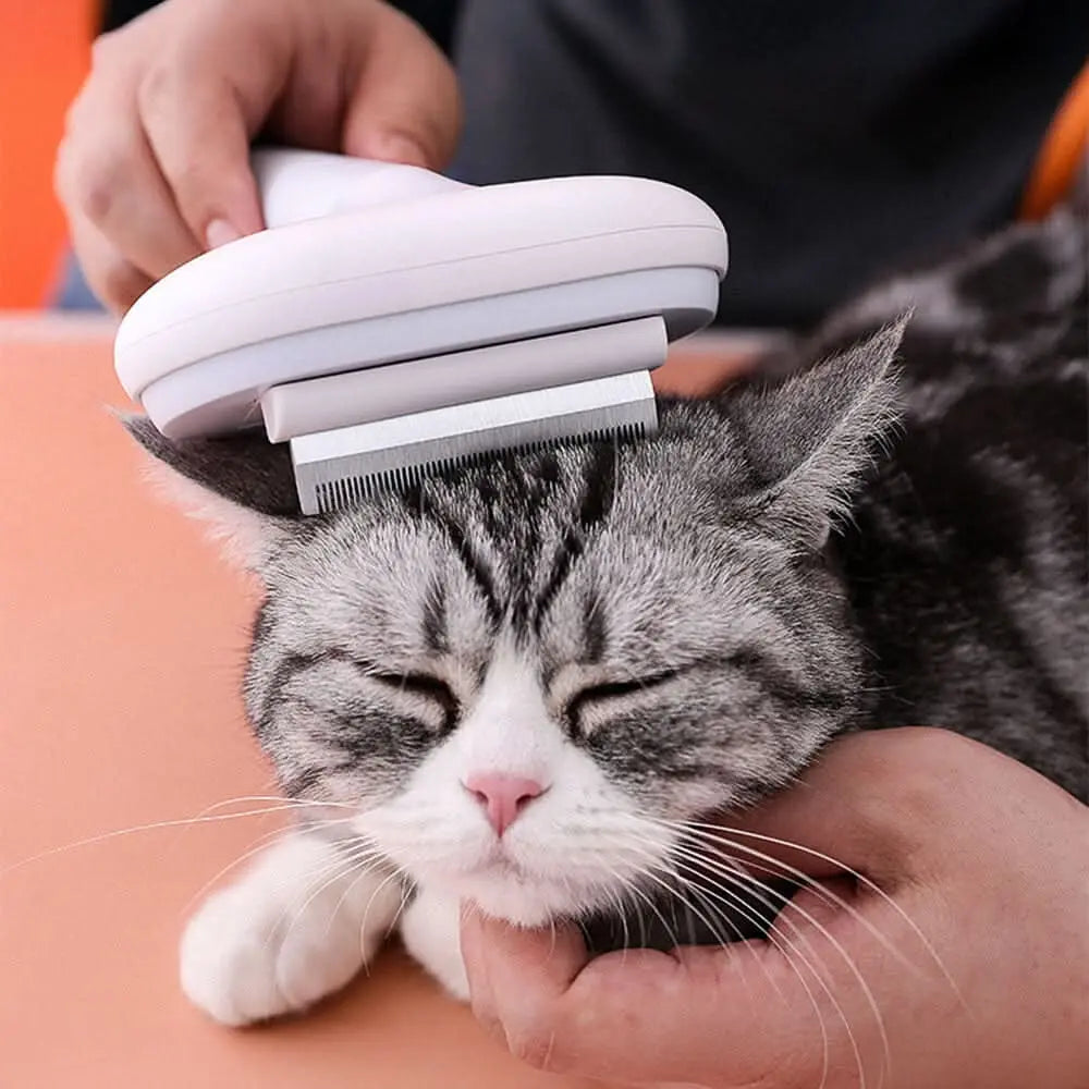 5 IN 1 Dogs & Cats Self-Cleaning Brush Pet Grooming Kit Tektoty