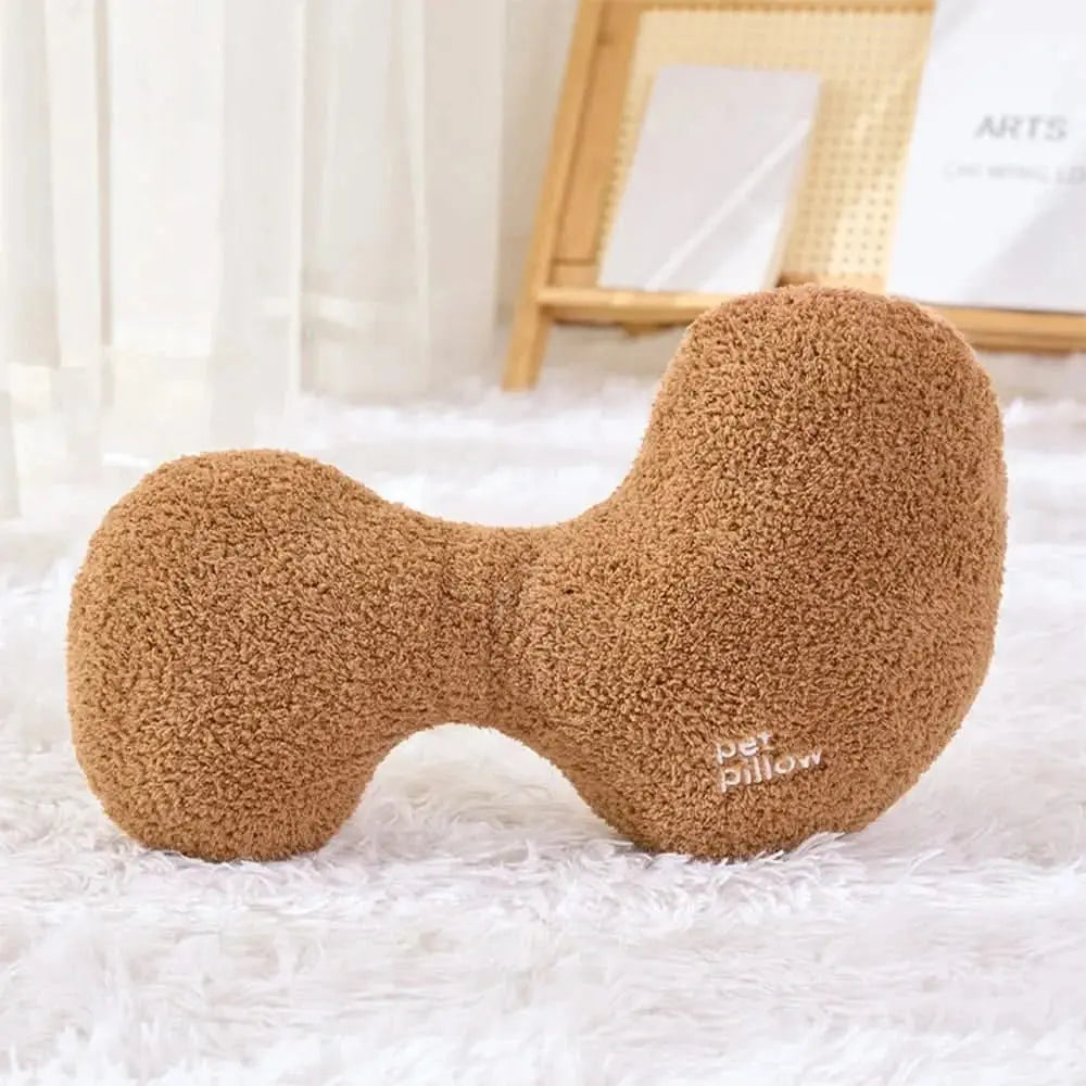 Bone-Shaped Playful Squeaky Dog Toy Pet Pillow Tektoty