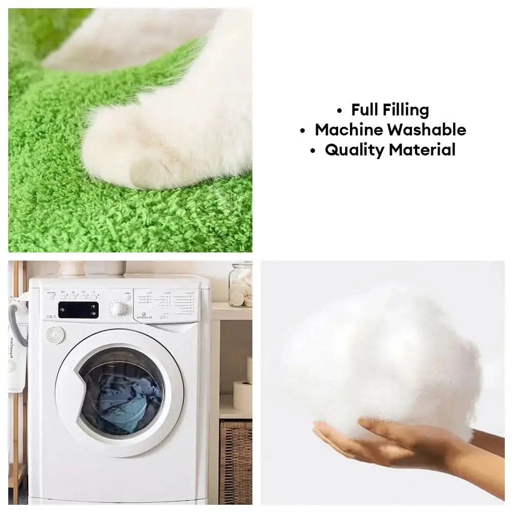 Bone-Shaped Playful Squeaky Dog Toy Pet Pillow Tektoty