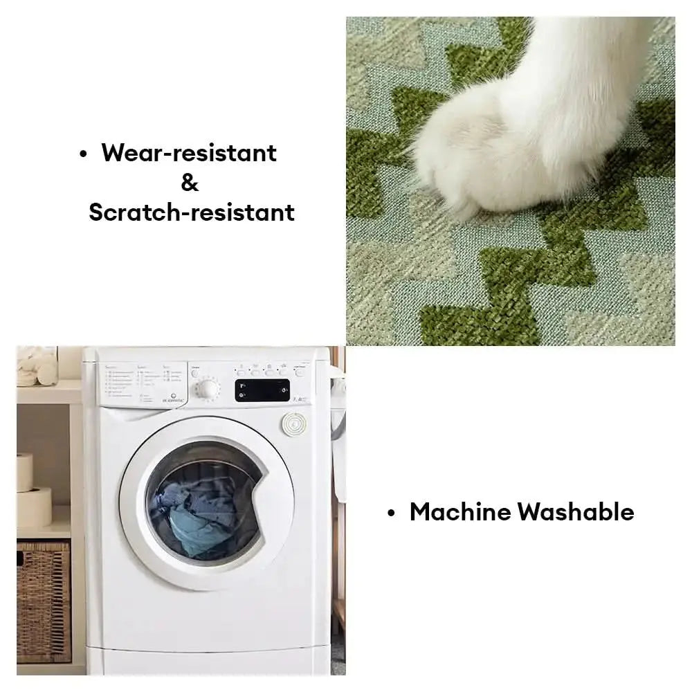 Chenille Art Corrugated Breathable Non-slip Couch Cover Tektoty