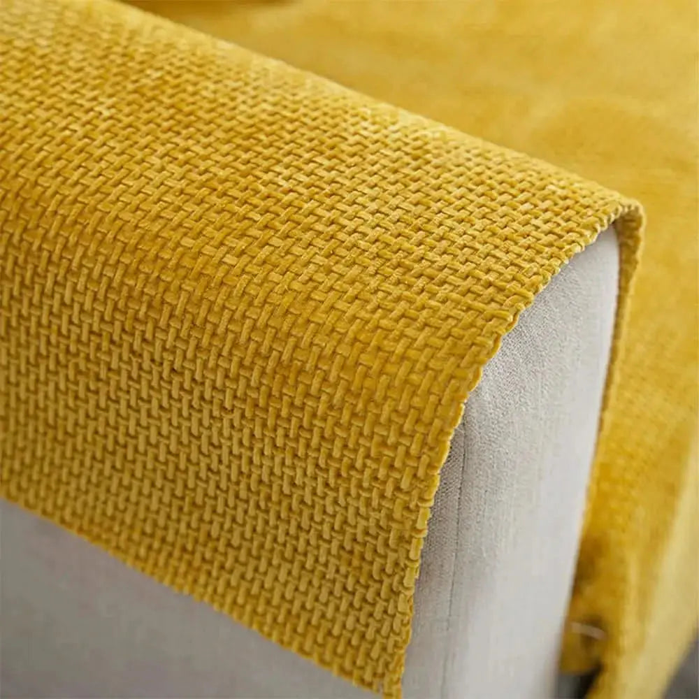 Cloud Woven Velvet Thick Scratch-Resistant Non-Slip Couch Cover Tektoty