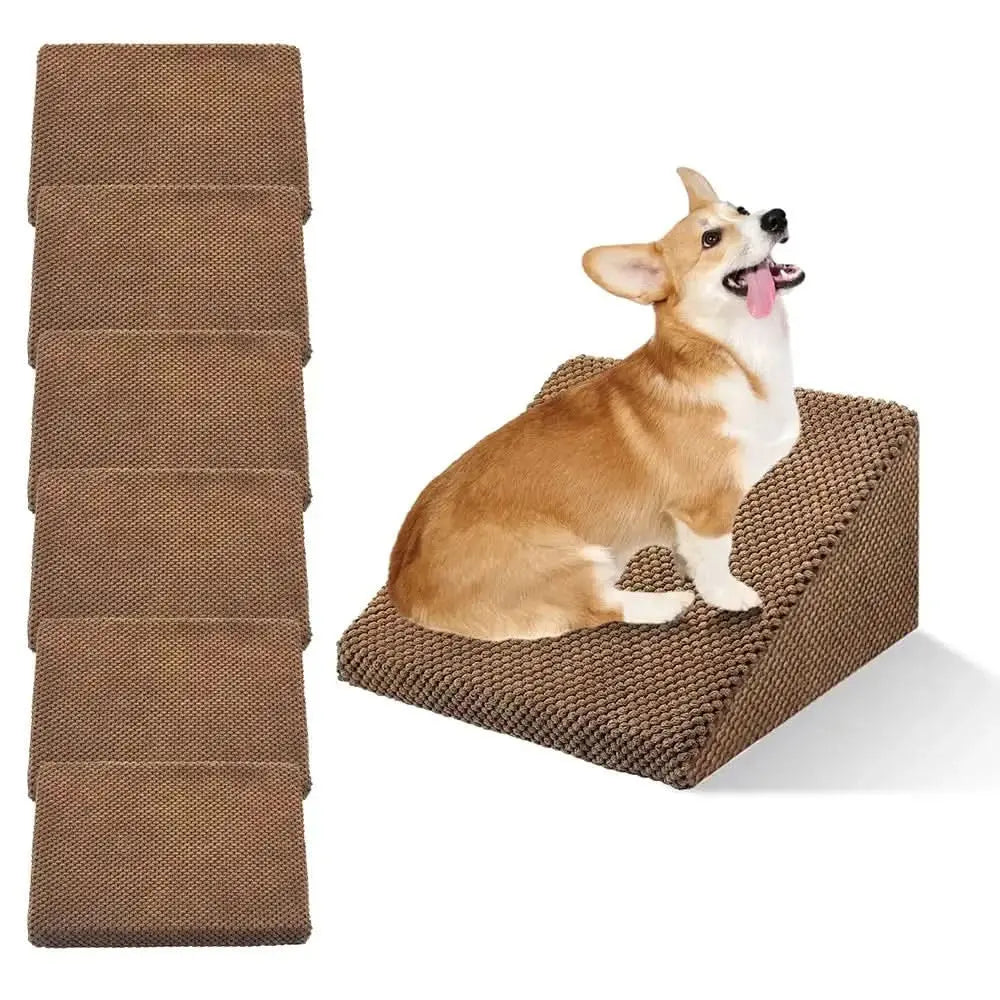 Modular Foam Dog Ramp Stairs for Staircase Stairs with Velcro Tektoty