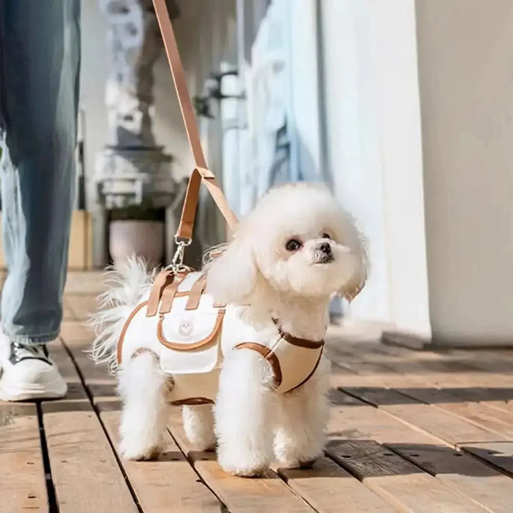 Multifunctional Portable Traction Cross-body Small Dog Carrier Backpack Tektoty