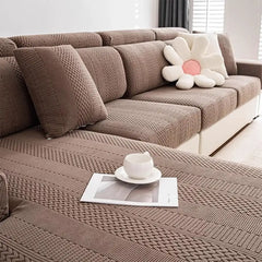 Polar Fleece Soft Antistatic Protection Sofa Stretch Full Wrap Couch Cover