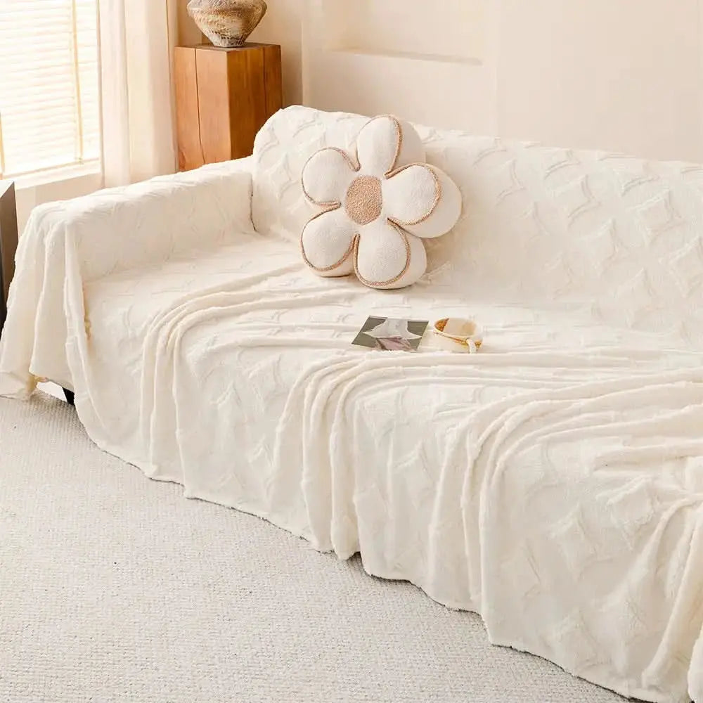 Star Series Plush Multifunctional Sofa Protective Couch Cover Tektoty