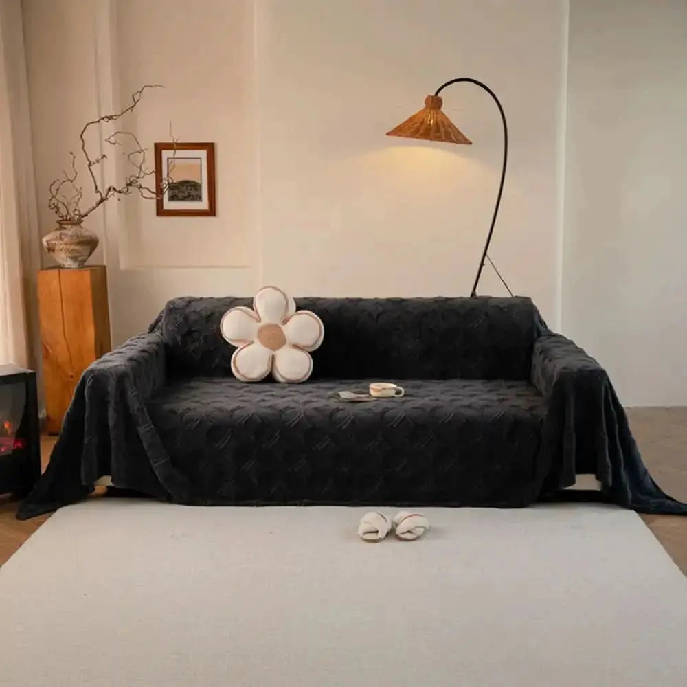 Star Series Plush Multifunctional Sofa Protective Couch Cover Tektoty