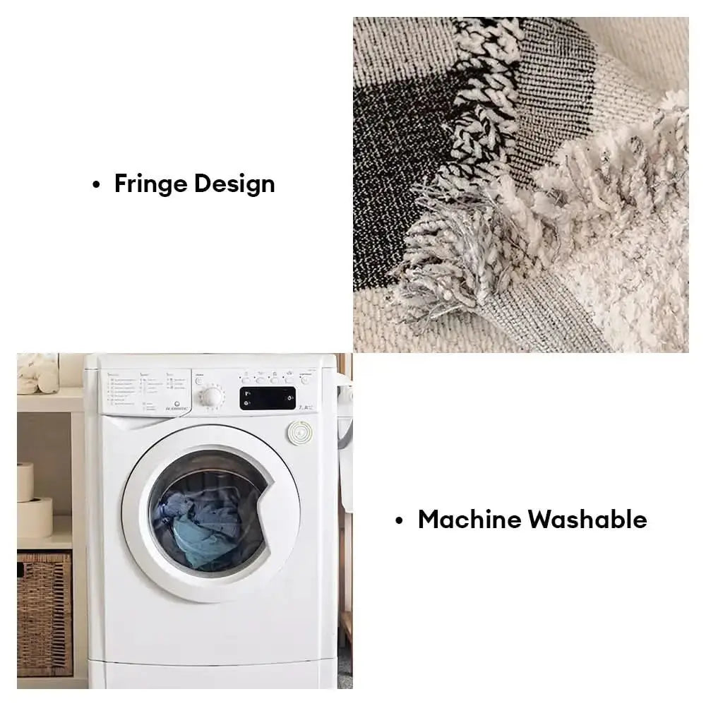 Stripe Art Scratch Resistant Chenille Multifunctional Sofa Protector Couch Cover Tektoty