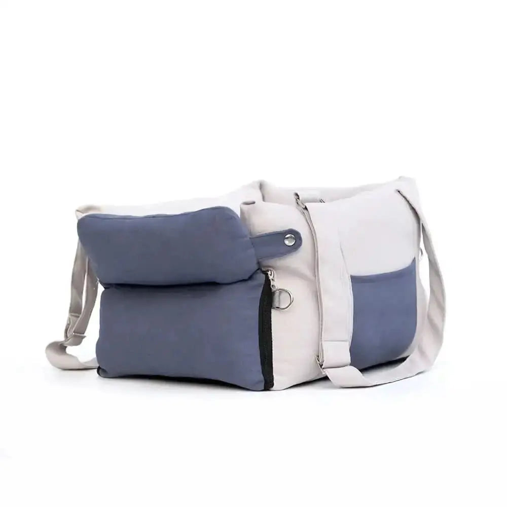 Thick Full-Lining Dual-Purpose Travel Bag Center Console Dog Car Seat Tektoty