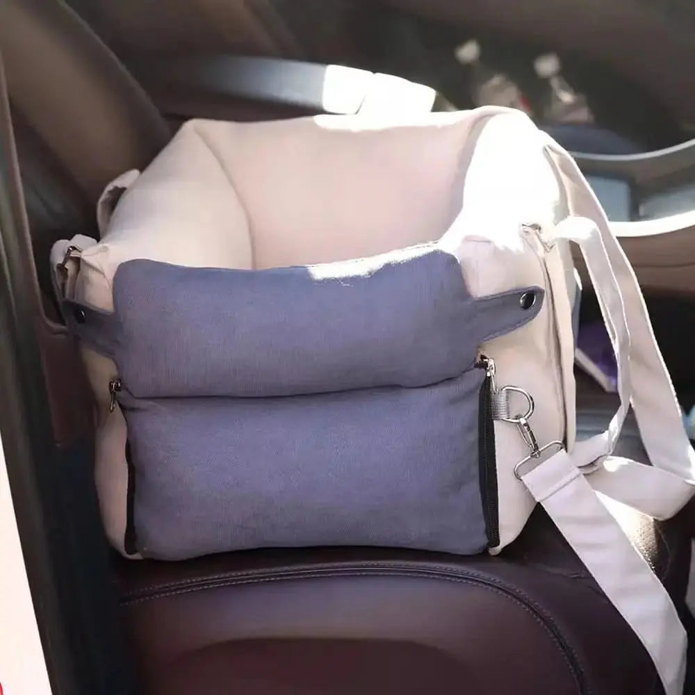 Thick Full-Lining Dual-Purpose Travel Bag Center Console Dog Car Seat Tektoty
