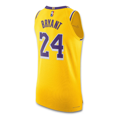 Nike Los Angeles Lakers Kobe Bryant Icon Edition Jersey Yellow Tektoty