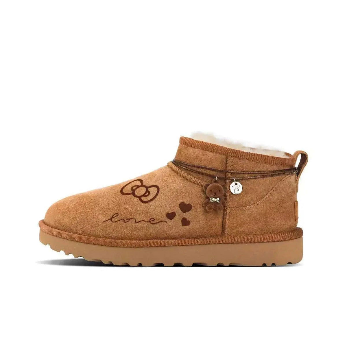 UGG sneakers custom CLASSIC ULTRA MINI Heart Bear low-top women's snow bootsUGG sneakers custom CLASSIC ULTRA MINI Heart Bear low-top women's snow boots Tektoty