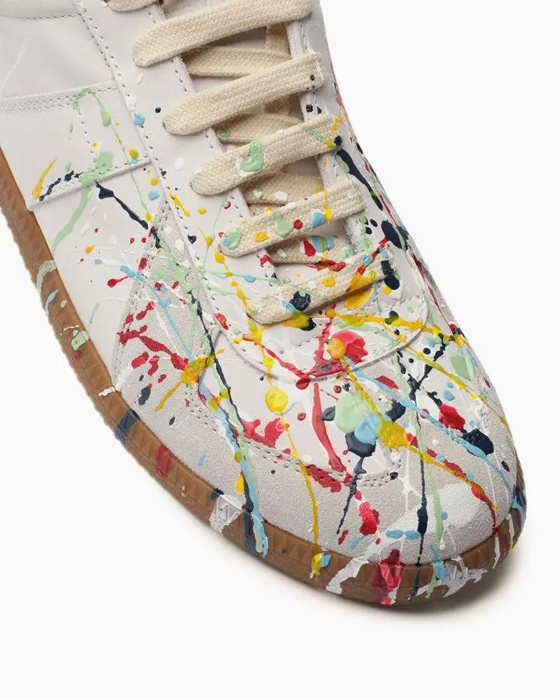 Infinite Imagination Splatter Art Street Sneakers Tektoty