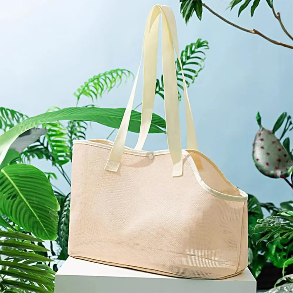 Lightweight Mesh Pet Carrier Bag for Small Dogs & Cats Tektoty