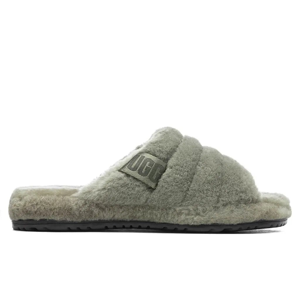 Fluff You Slipper - Burnt Olive Tektoty