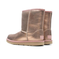 Kids Classic II Boot Metallic Glitter - Rose Gold Tektoty