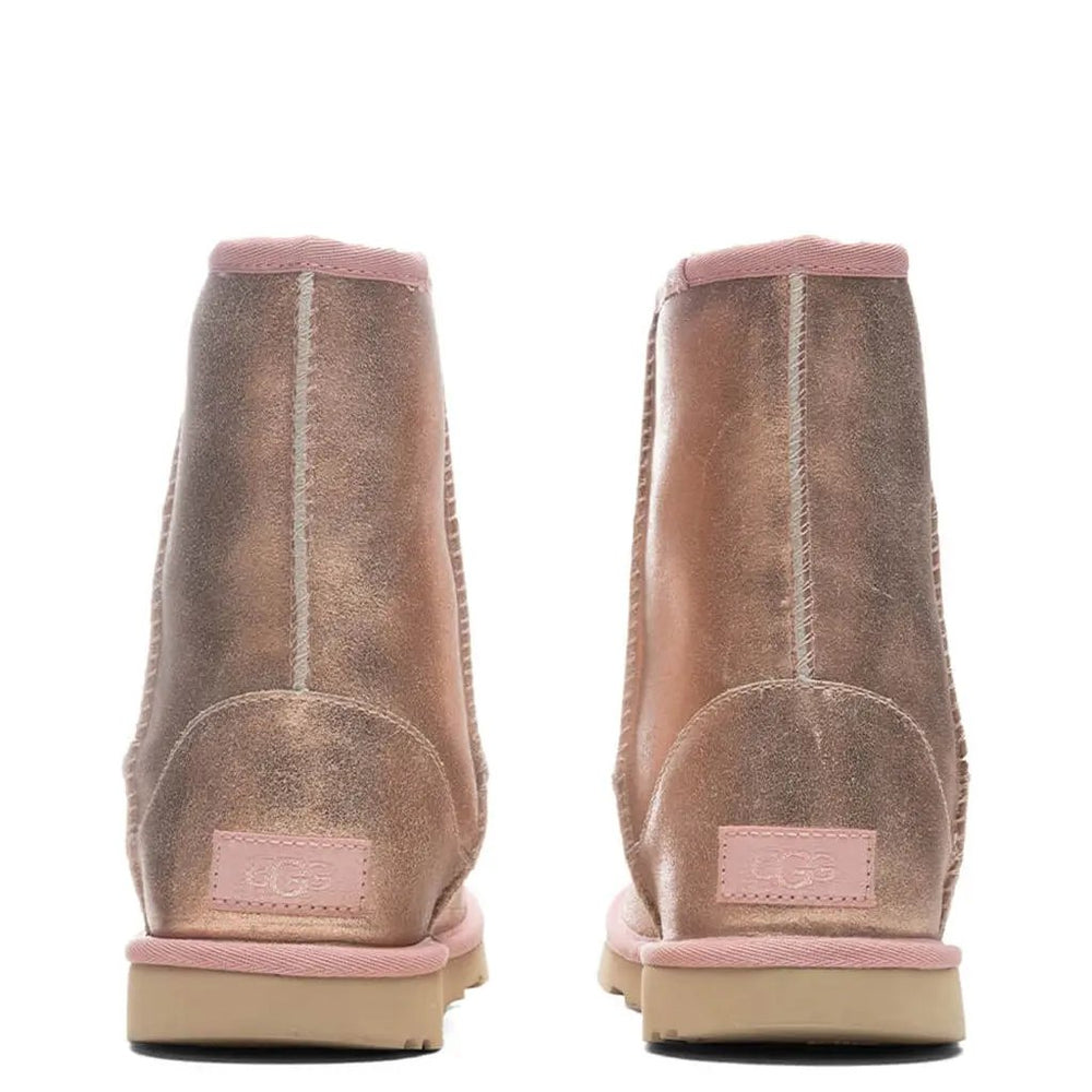 Kids Classic II Boot Metallic Glitter - Rose Gold Tektoty