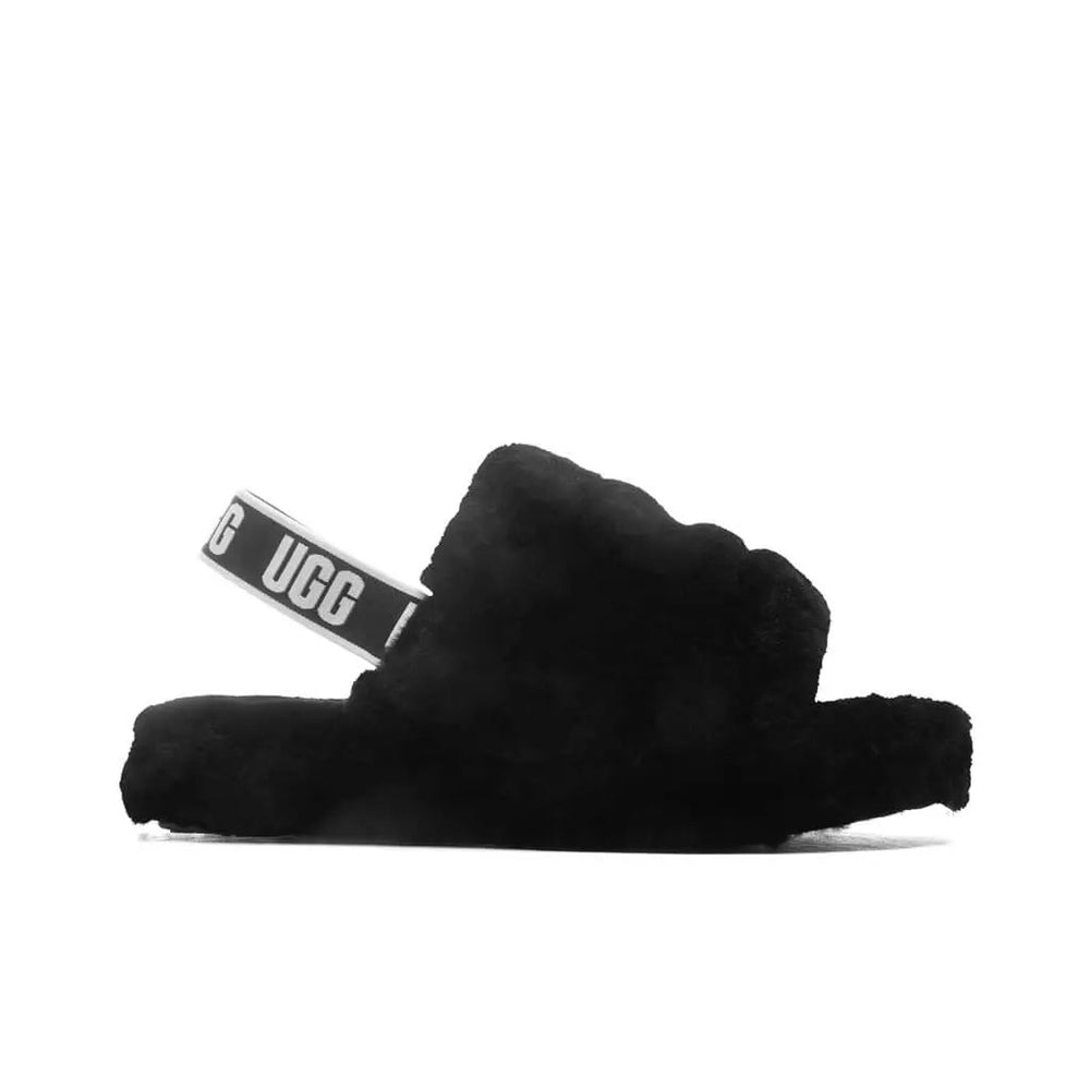 Kids Fluff Yeah Slide - Black Tektoty