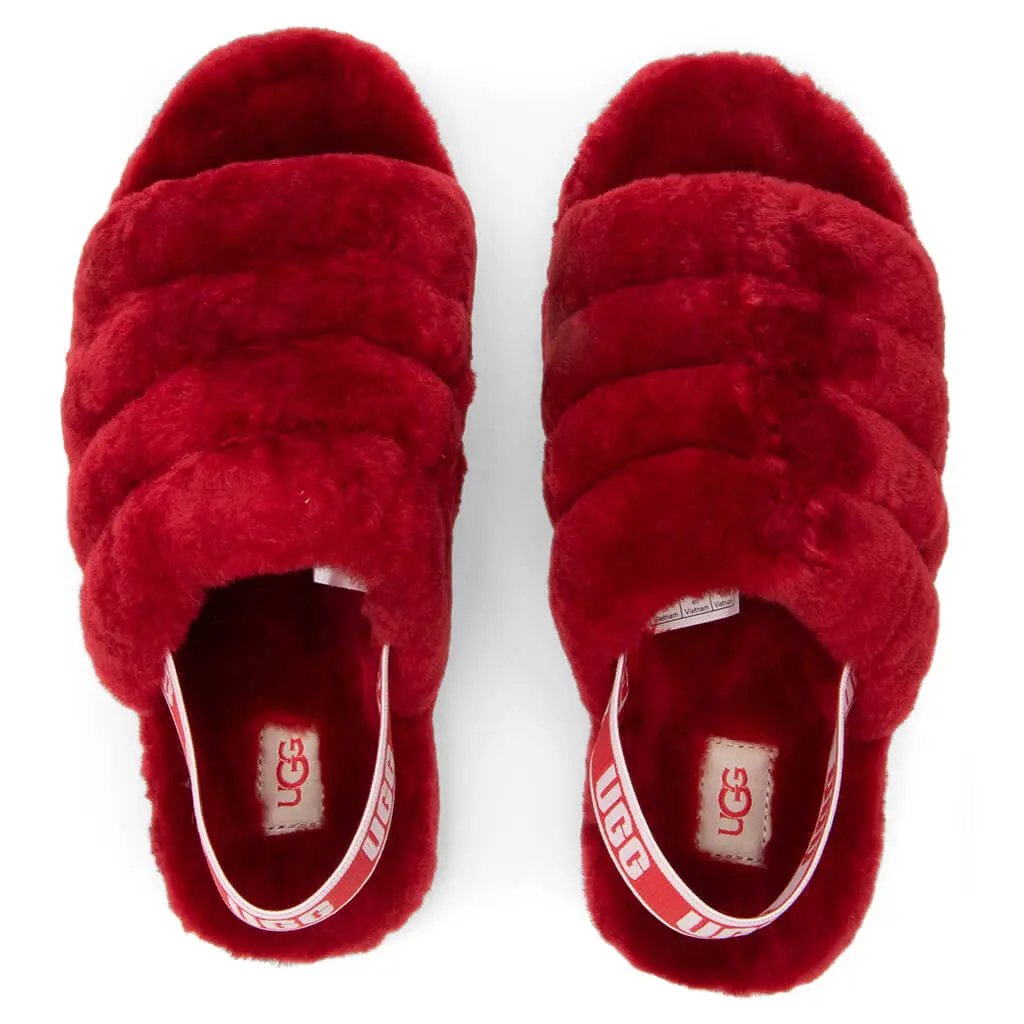 Kids Fluff Yeah Slide - Ribbon Red Tektoty