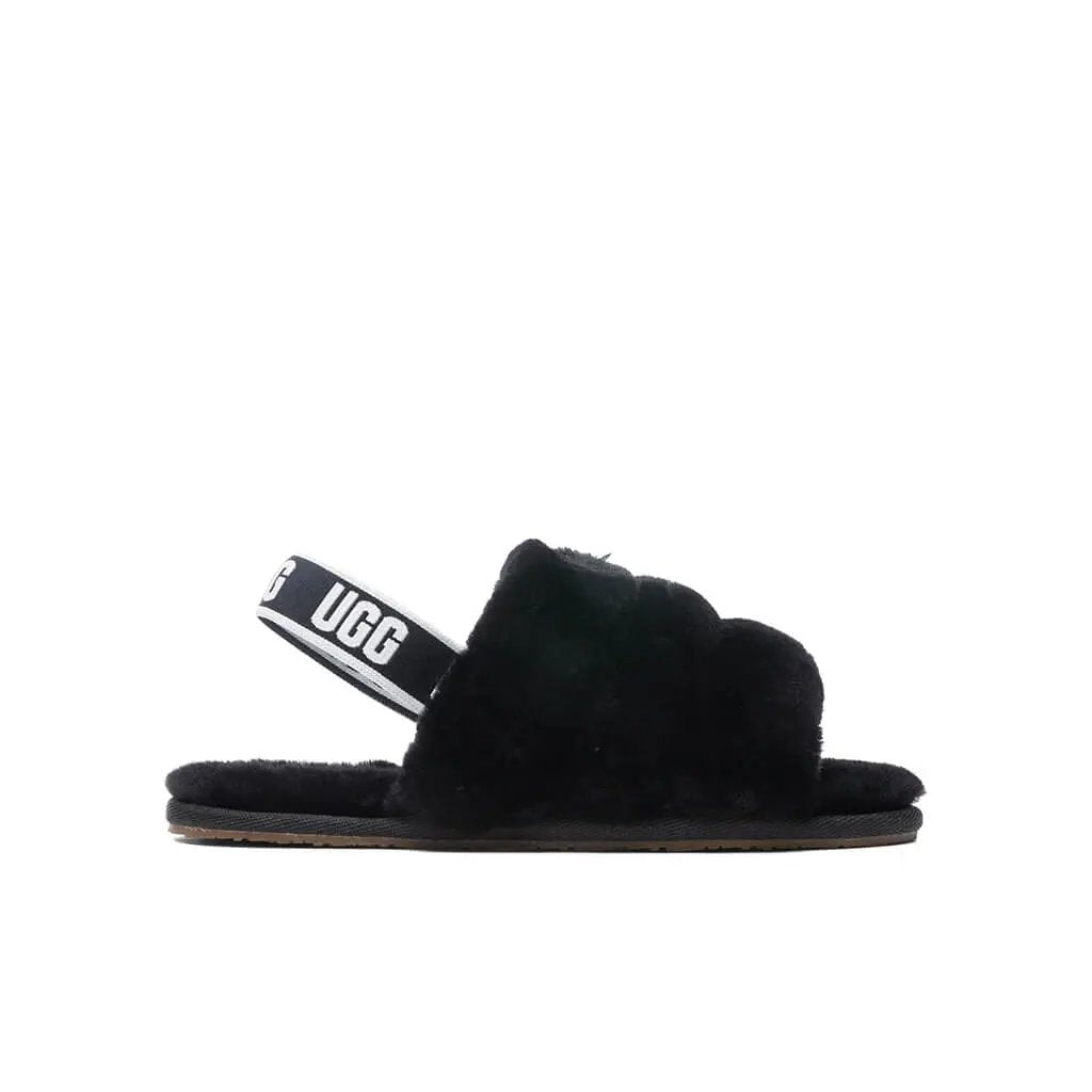 Toddlers Fluff Yeah Slide - Black Tektoty